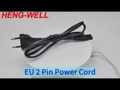 VDE-Zertifikat EU-Stromkabelverlängerungskabel 2,5A 250V 2 Pins