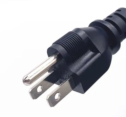 Schwarz Japan Stromkabel 3 Stecker Stecker 7A 12A 15A 125V bis C13 PVC Jacket