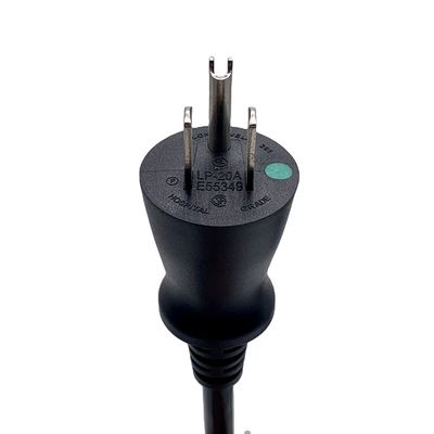 3 Pins USA Stromkabel NEMA 5-15P bis IEC C13 Grüner Punkt US Medizinischer Stecker