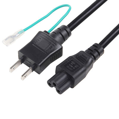 JIS Japan Stromkabel Stecker schwarz 3-Pin Jet PSE Genehmigung 7A 15A 125V