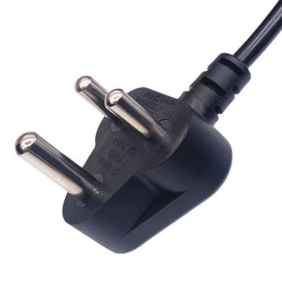 Laptop India Stromkabel 3 Pins 6A 250V C13 Steckkabel 6FT angepasste Länge