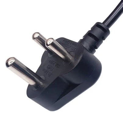 Heimatgerät Indien Stromkabel 3-Pin-Kabel für Computer 1,2m 1,5m 1,8m 2m 3m