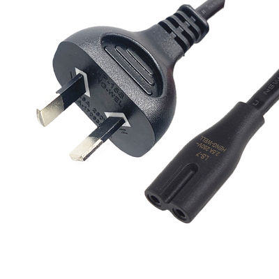 2 Pins Australien Stromkabel 1,2 m 1,5 m AU Verlängerungskabel IEC C7 Stecker