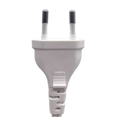 Flat 2 Pin Stromkabel Europäischer Stecker VDE 2.5A 250V Euro-Standard Wechselstromkabel