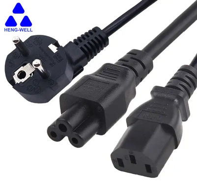 VDE 3-Stift-Stromkabel KC-Zertifikat 16A 250V C13 C5 Stecker Männlich zu weiblich Wechselstromkabel