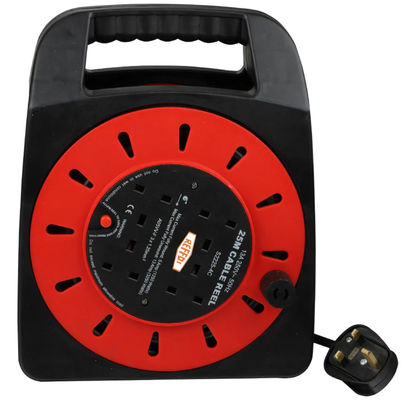 Großbritannien Mobilfunkkabel Spulen Außen-mobile Steckdose Rad Spulen Spulen Vier Steckdosen Kabel Spulen Stromkabel