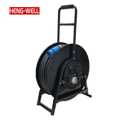 Tragbare, zurückziehbare Stromkabelrolle mit Steckdosen für Heim-Werkstatt-Garage-Nutzung. 100m 50m 40m 25m 10m IP20 Verlängerungskabel