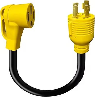 NEMA L14-30P auf 14-50R Adapterkabel für Wohnmobile/Elektrofahrzeuge, robuste STW 10 AWG SJTW-Leitung für US-Stromgeneratoren, Wohnmobile, Anhänger, Wohnwagen